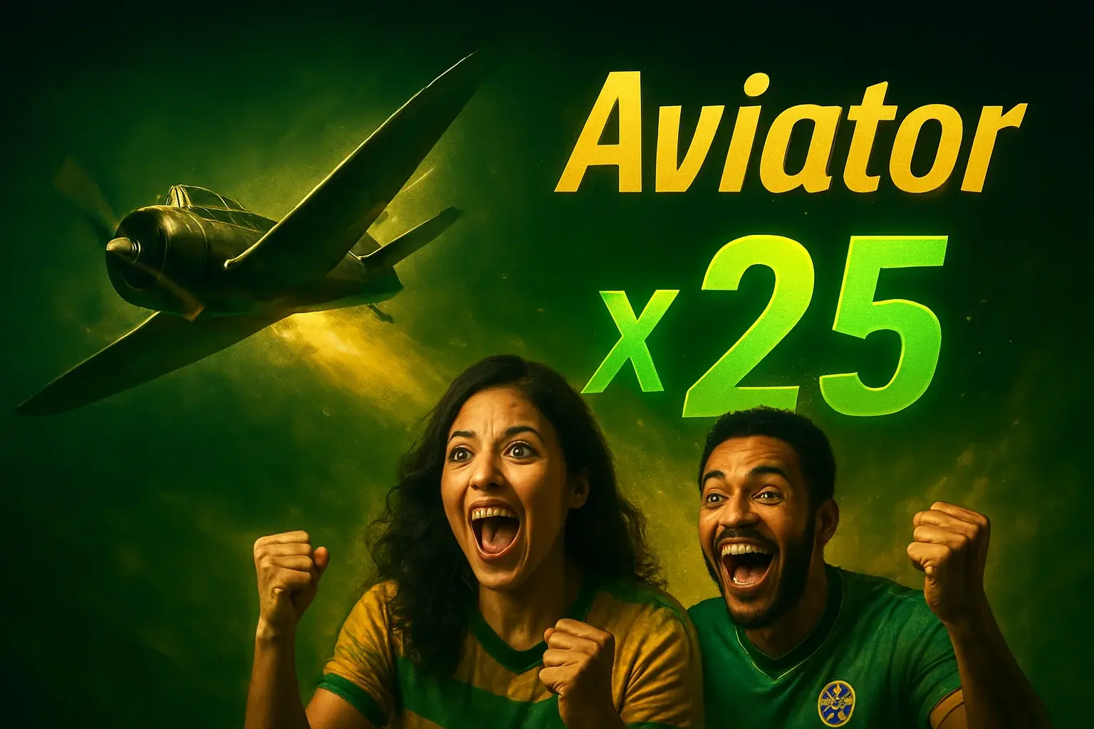 Banner do jogo Aviator crash com avião subindo e multiplicador crescente